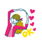 恋する働く女子（個別スタンプ：5）