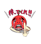 禁断の人面果物シリーズ 〜リンゴ親父編〜（個別スタンプ：34）