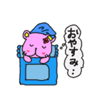 ピンクラビットベア（個別スタンプ：25）