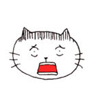 変顔ねこ。（個別スタンプ：3）