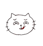 変顔ねこ。（個別スタンプ：4）