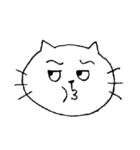変顔ねこ。（個別スタンプ：6）