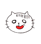 変顔ねこ。（個別スタンプ：9）