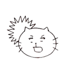 変顔ねこ。（個別スタンプ：12）