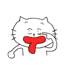 変顔ねこ。（個別スタンプ：18）