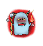 "OMO" Ghost Trainee Expression（個別スタンプ：35）