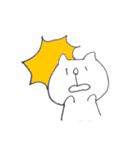 ゆるいしろねこスタンプ（個別スタンプ：29）