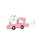 ゆるいしろねこスタンプ（個別スタンプ：37）