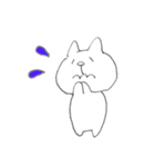 ゆるいしろねこスタンプ（個別スタンプ：40）