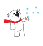 Polar Bear - Funny Sticker Set - (EN)（個別スタンプ：1）