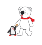Polar Bear - Funny Sticker Set - (EN)（個別スタンプ：5）