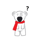 Polar Bear - Funny Sticker Set - (EN)（個別スタンプ：7）