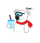 Polar Bear - Funny Sticker Set - (EN)（個別スタンプ：9）