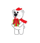 Polar Bear - Funny Sticker Set - (EN)（個別スタンプ：16）