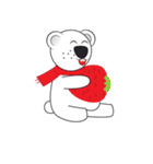 Polar Bear - Funny Sticker Set - (EN)（個別スタンプ：17）