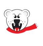 Polar Bear - Funny Sticker Set - (EN)（個別スタンプ：18）