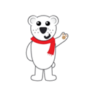 Polar Bear - Funny Sticker Set - (EN)（個別スタンプ：21）