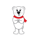 Polar Bear - Funny Sticker Set - (EN)（個別スタンプ：22）