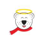 Polar Bear - Funny Sticker Set - (EN)（個別スタンプ：26）