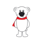 Polar Bear - Funny Sticker Set - (EN)（個別スタンプ：27）