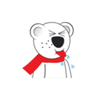 Polar Bear - Funny Sticker Set - (EN)（個別スタンプ：31）