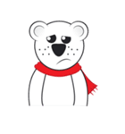 Polar Bear - Funny Sticker Set - (EN)（個別スタンプ：35）