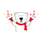 Polar Bear - Funny Sticker Set - (EN)（個別スタンプ：36）