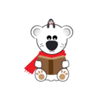 Polar Bear - Funny Sticker Set - (EN)（個別スタンプ：37）