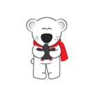 Polar Bear - Funny Sticker Set - (EN)（個別スタンプ：38）