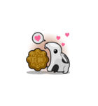 ウサギムード物語（個別スタンプ：14）