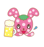ラビベリーちゃんの日常（個別スタンプ：34）