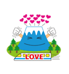 富士山君のハッピースタンプ（個別スタンプ：4）