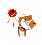 Bulldog cartoon（個別スタンプ：18）