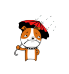 Bulldog cartoon（個別スタンプ：19）