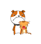 Bulldog cartoon（個別スタンプ：30）