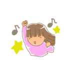 女の子の楽しいスタンプ（個別スタンプ：13）