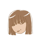 女の子の楽しいスタンプ（個別スタンプ：19）