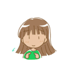 女の子の楽しいスタンプ（個別スタンプ：39）