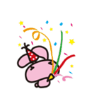 もち-うさぎ の まいにち（個別スタンプ：14）
