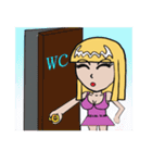 beautiful a woman（個別スタンプ：40）