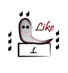 Ghost and paper doll（個別スタンプ：4）