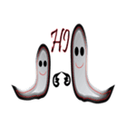Ghost and paper doll（個別スタンプ：17）