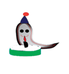 Ghost and paper doll（個別スタンプ：21）