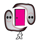 Ghost and paper doll（個別スタンプ：31）