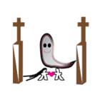 Ghost and paper doll（個別スタンプ：37）