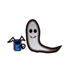 Ghost and paper doll（個別スタンプ：40）