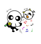 オバケちゃんとガイコツくん（個別スタンプ：30）
