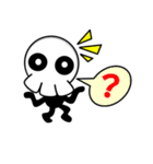 オバケちゃんとガイコツくん（個別スタンプ：34）