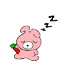 ウサギさんとクマさん（個別スタンプ：3）