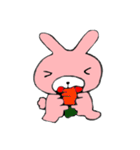 ウサギさんとクマさん（個別スタンプ：28）